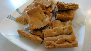 Peanut Butter Chip Blondies - You Can Make It by Old Fat Guy Cooking 321 views 3 years ago 9 minutes, 15 seconds