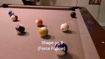 Force Follow Billiard Shot