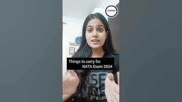 Things to carry for the NATA exam 2024 ! #nata #nata2024 #nataexam #architecture