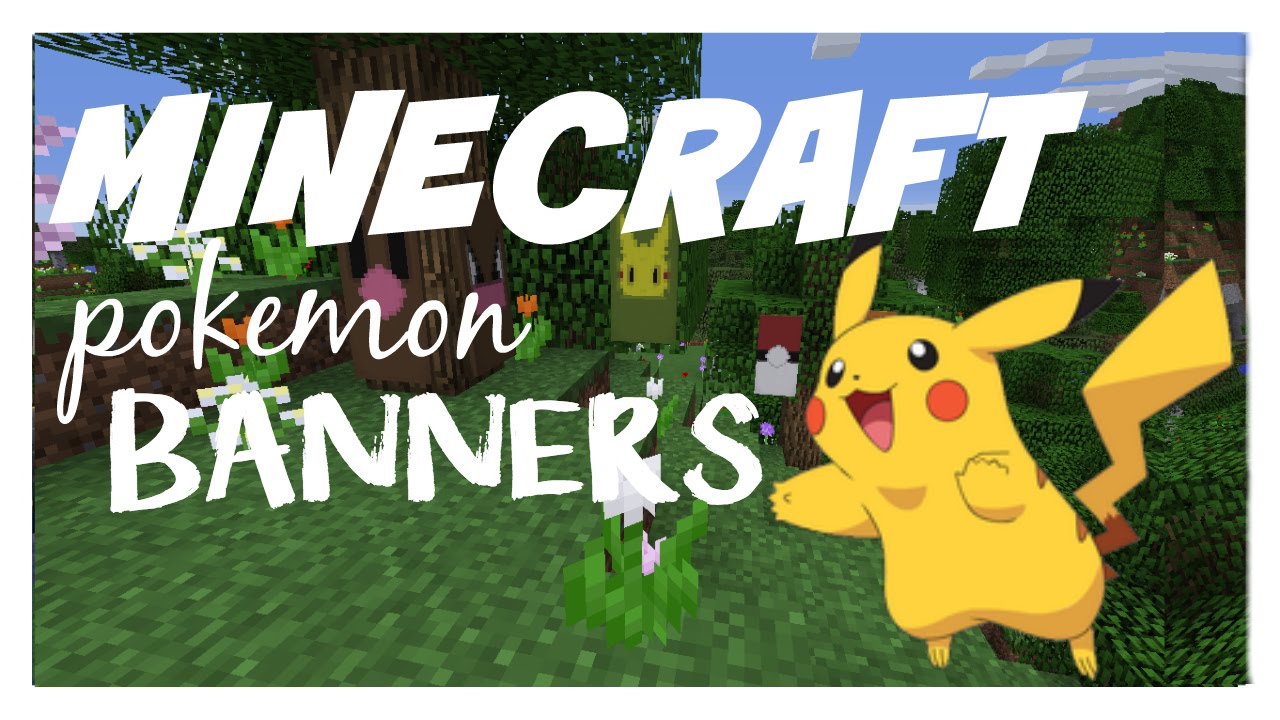 How To Create Pokemon On Banners Minecraft 1 10 2 Youtube