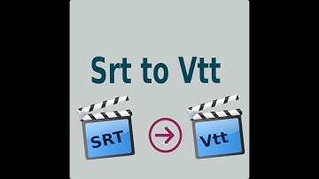 Srt to Vtt converter