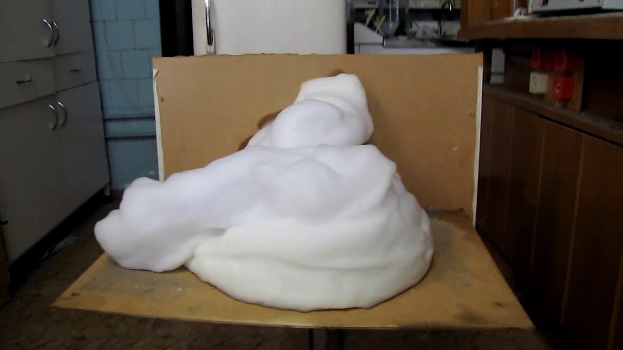 Elephant's Toothpaste of 30 H2O2 by saturated KI (most