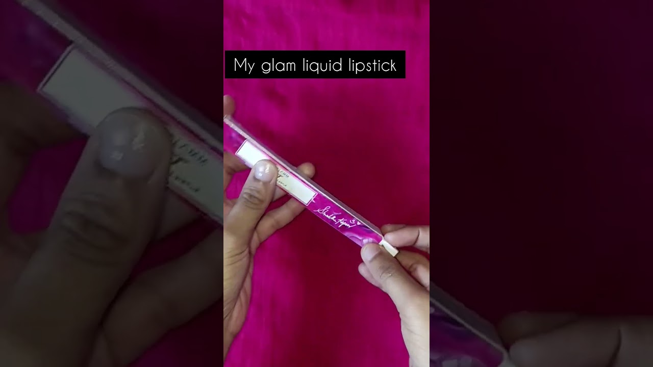 my glam  liquid review |my glam lipstick under 99😘|