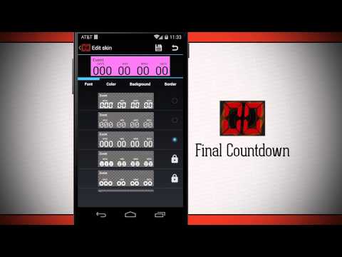 Letzter Countdown - Widget