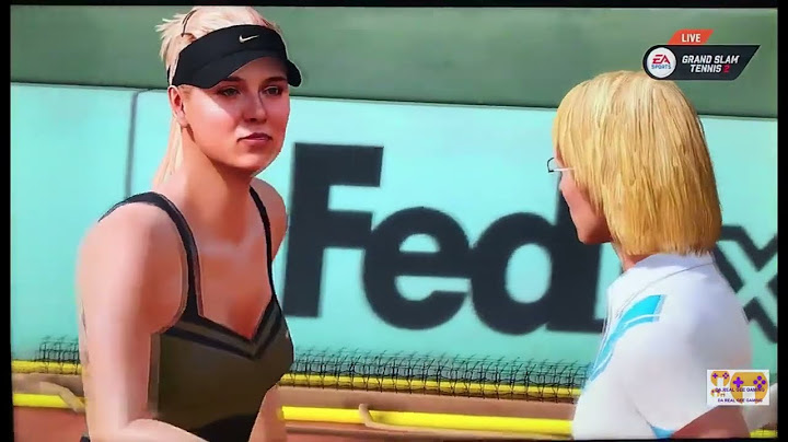 GRAND SLAM TENNIS 2 EA SPORTS FADES & FANTASY CLASSICS SUPERSTAR LEVL M.Navratilova VS M.Sharapova 4
