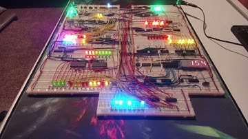 8 Bit Computer Counts to 255 :)