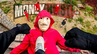 Parkour Money Heist Vs Police Bella Ciao Remix Money Heist Red And Pink