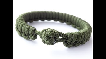 How to Make a Simple „Cow Hitch“ Quick Deploy 1 Strand Knot and Loop Paracord Survival Bracelet-CBYS