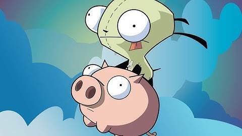 Sculpting Invader Zim - Gir and piggy