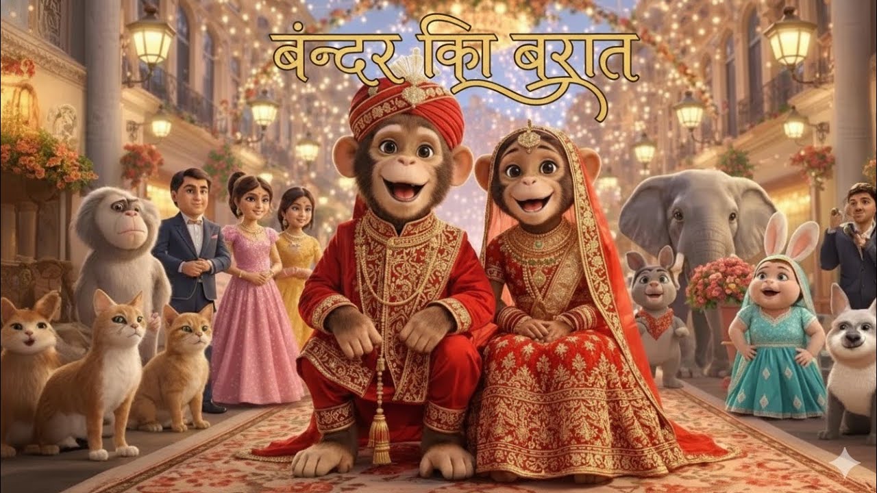 bandar-ki-baraat-animals-wedding-story-funny