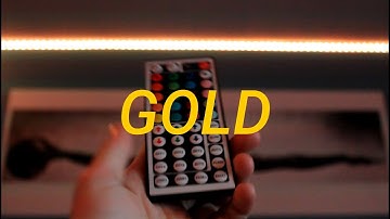 How to make GOLD on LED Light Strips! (Custom DIY Light Strip Colors #15)