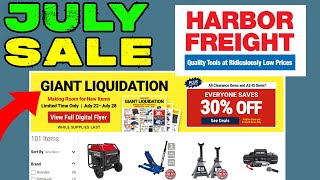 Harbor Freight s Big End of July Sale
