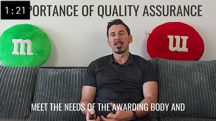 Level 3 Certificate in Assessing Vocational Achievement (CAVA) Importance of Quality Assurance