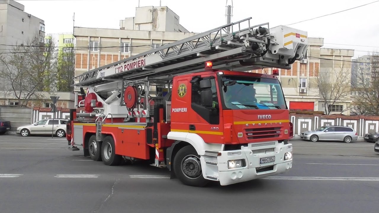 Bukarest-Rumänien - București-România | FW - Pompierii / SMURD, RD - Ambulanță, Polizei - Politia