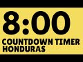 8 Minute Countdown Timer for Spanish Classroom Views of Honduras