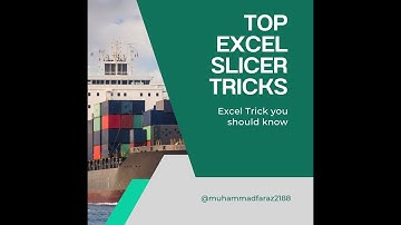 Excel for Beginners | slicer in excel | Excel Table slicer Tips & Tricks | Excel Tutorial | MS Excel