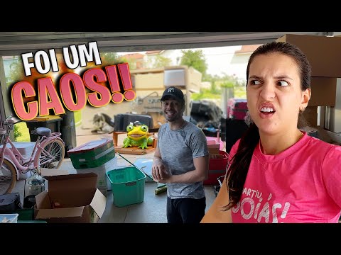 We organized the garage! It was total chaos!