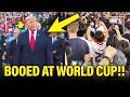  Trump gets MERCILESSLY BOOED at WORLD CUP FINALS!!! 