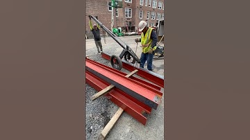 Smartest way to move heavy things #steel  #concrete #stone #anything