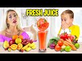 JUICE Challenge | Worlds Healthiest Challenge | @GabyandAlexFamily