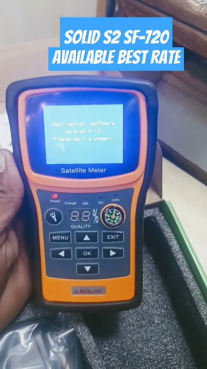SOLID Digital satellite finder sf-720 available  Solid -720 #solid #dbc #ddfreedish #satfinder #S2