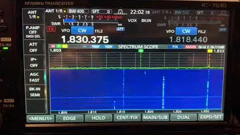 160m QSO DL8LAS with K2UO, received from N1PGA