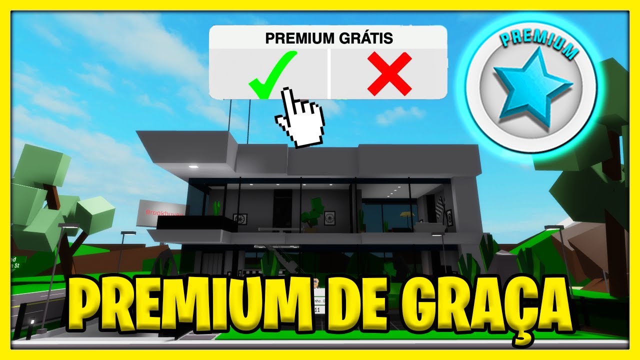 ESSA CASA ESTÁ DANDO O PREMIUM DE GRAÇA NO BROOKHAVEN (ROBLOX)