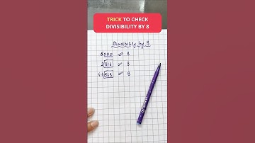 🔥Trick to Instantly Check Divisibility by 8! 🧠 #MathHack #mastermathwithsarika #kidsmentalmath