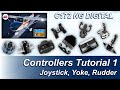 Tutoriel 1 sur les contrleurs numriques c172 ng  comment rgler votre joystick votre joug ou votre contrleur de gouvernail