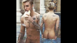 JUSTIN BIEBER GETS NAKED UNCENSORED