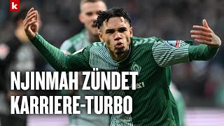 Justin Njinmah startet durch: Gesicht des Aufschwungs bei Werder Bremen | Rohdiamanten