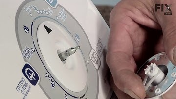 GE Washer Repair – How to replace the Dial with Compression Ring