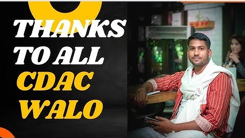 Thanks to All CDAC Walo |CodeTech | CodeTechWithVivek #Codetech #cdac