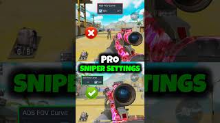 ✅Best Sniper AIM accuracy settings in CODM BR🔥💯Codmobile Tips and Tricks #shorts #codmbr #codmiphone