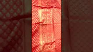 Beautiful Red Soft Silk Saree With Appealing Red Blouse Piece