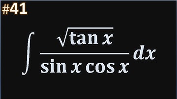 integration root tanx/ sinxcosx dx wbchse class 12 math SN DEY Solved integral 41