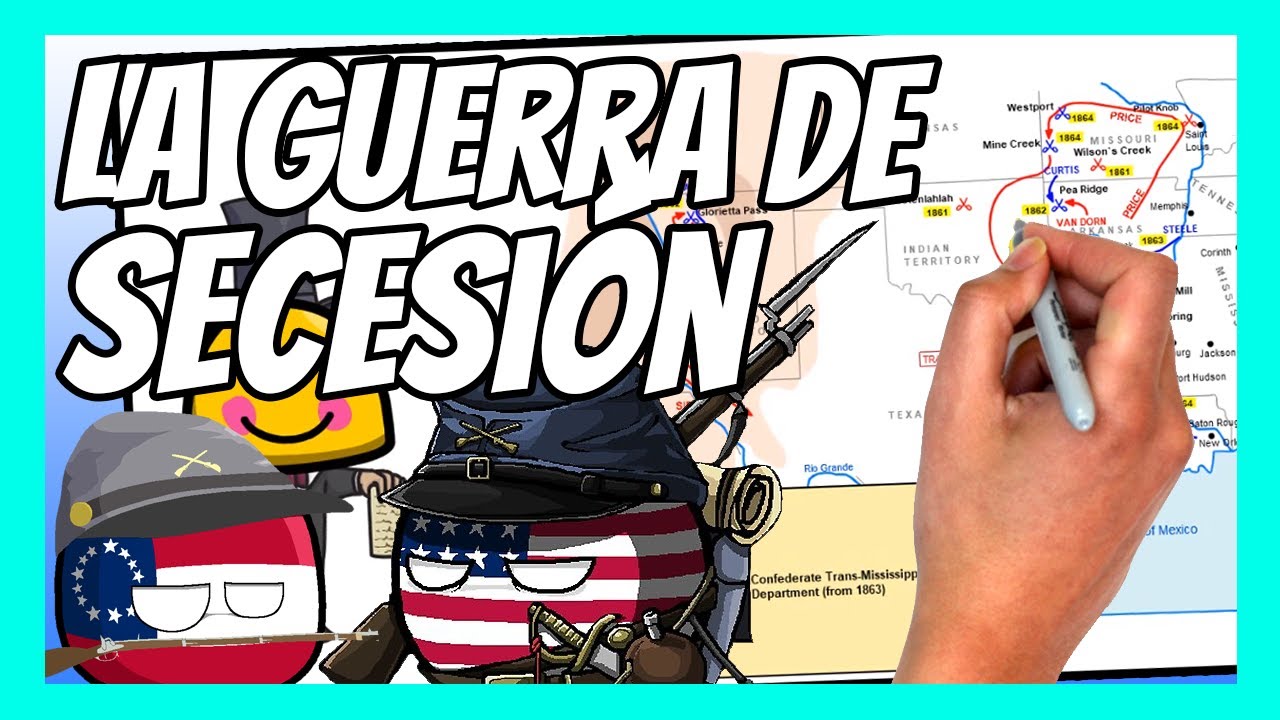 La GUERRA de SECESIÓN en 10 minutos | La Guerra Civil Estadounidense