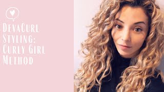 Full DevaCurl Styling Routine with Finger Curling