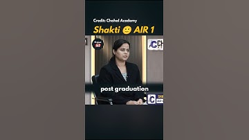 Shakti Dubey AIR 01 🙂 Shakti Dubey Interview | UPSC Topper