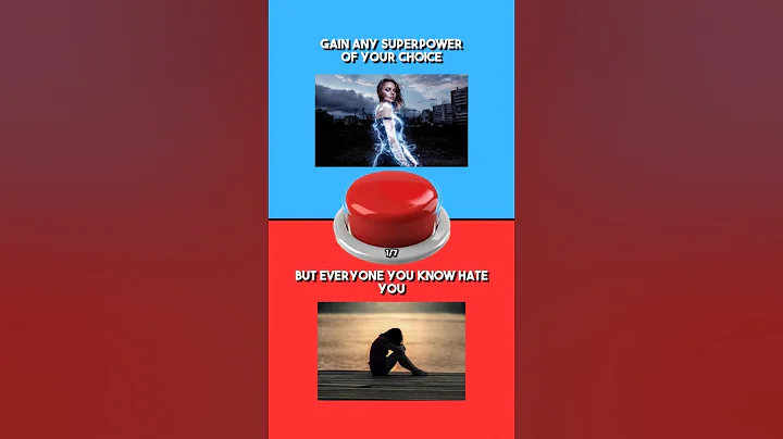 Would you press the button? 🔴 #quiz #games #wouldyourather #pressthebutton