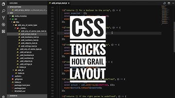 Css tricks -  holy grail layout