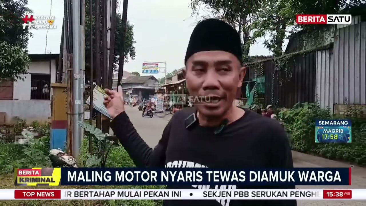 Nyaris Tewas! Pencuri Nekat Beraksi Curi Motor Depan Korban #beritasatu