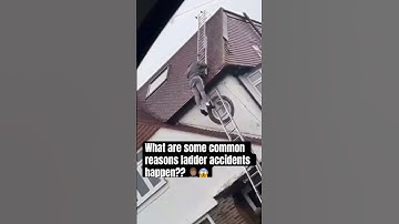 Worker should’ve brought a better ladder #jjsafetyllc #safetyfirst #safetyfails