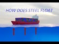 How do ships float buoyancy explained