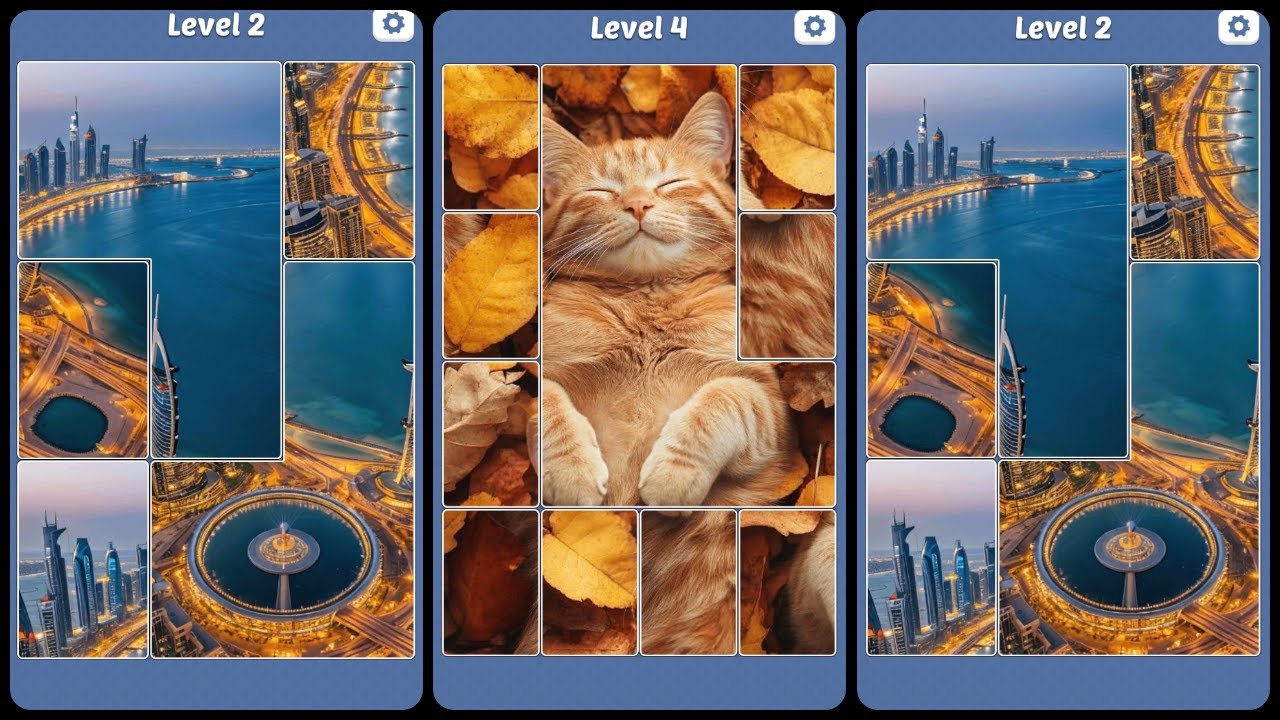 Picture Puzzle Solitaire Game Android Gameplay