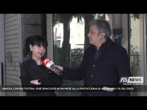 «BASTA, CHIUDO TUTTO!»: DUE SPACCATE IN UN MESE ALLA PASTICCERIA DI VIA BEMBO | 13/02/2023