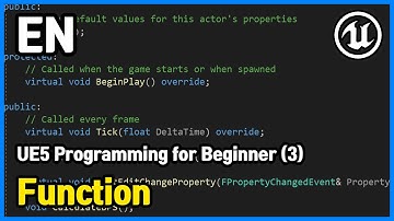 [EN] UE5 Programming for Beginner (3) - Function | UE5 [U5-P-2]