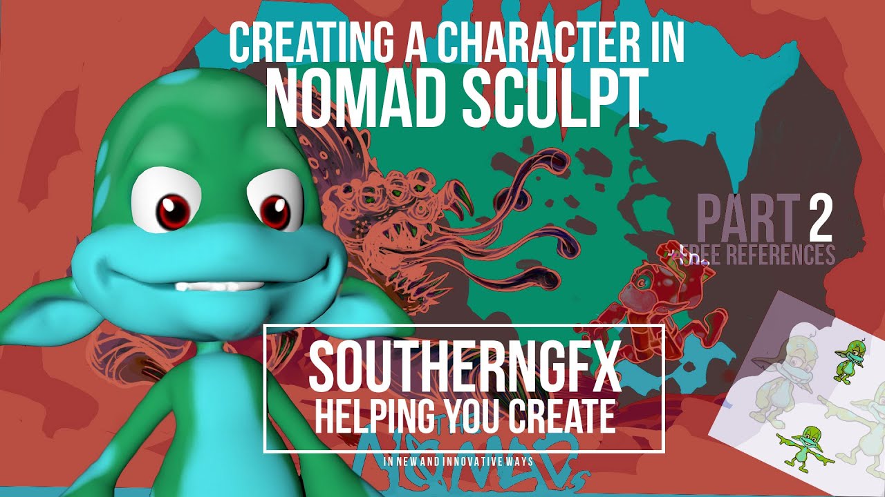 Nomad Sculpting App the Nomad character sculpt part 2 YouTube
