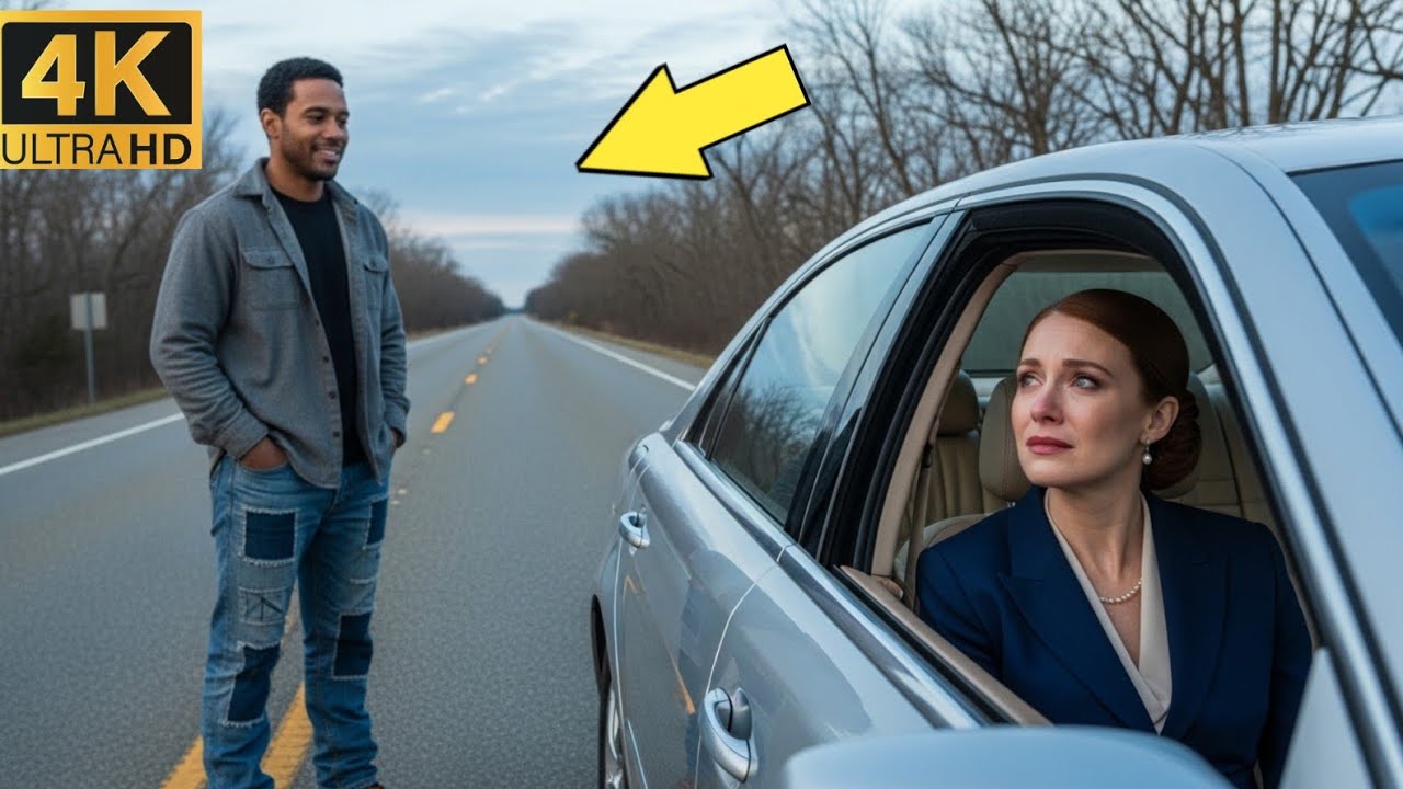 Poor Man Helps A Stranded Woman Change Her Tires, The Next Day Something Unexpected Happened