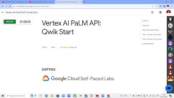 Vertex AI PaLM API Qwik Start || Lab Solution